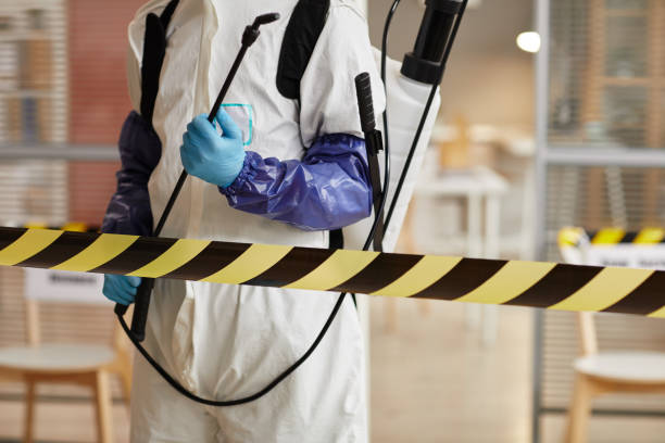 Professional Crime Scene Cleanup technician working in Cascade, WI